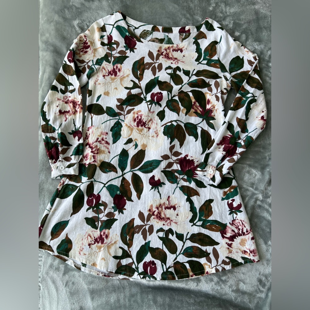 Flowered Cotton Dress